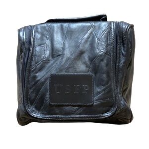 Genuine Leather black travel bag